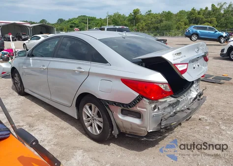 2014 Hyundai Sonata Gls из США, поврежденный, VIN 5NPEB4AC6EH917650